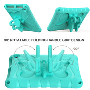 For Amazon Kindle Fire HD8 /8 Plus 2020/2022 Butterfly Bracket EVA Shockproof Tablet Case(Mint Green)