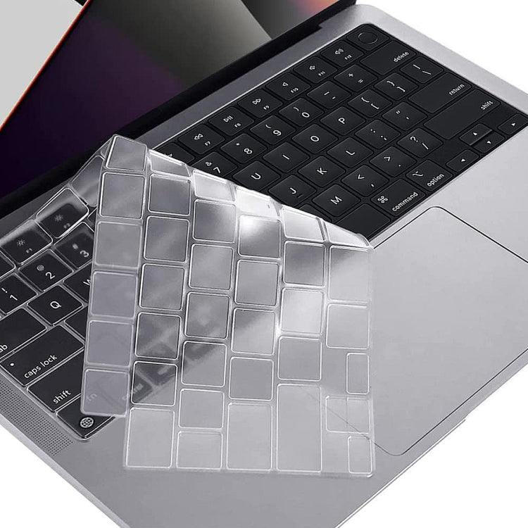 For MacBook Pro 14.2 / 16.2 / Air 13.6 / 15.3 ENKAY EU Version Soft TPU Keyboard Protector Film