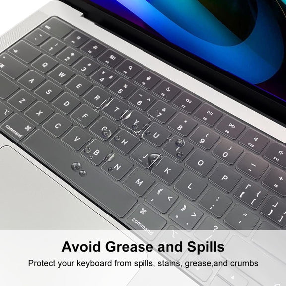 For MacBook Pro 14.2 / 16.2 / Air 13.6 / 15.3 ENKAY EU Version Soft TPU Keyboard Protector Film