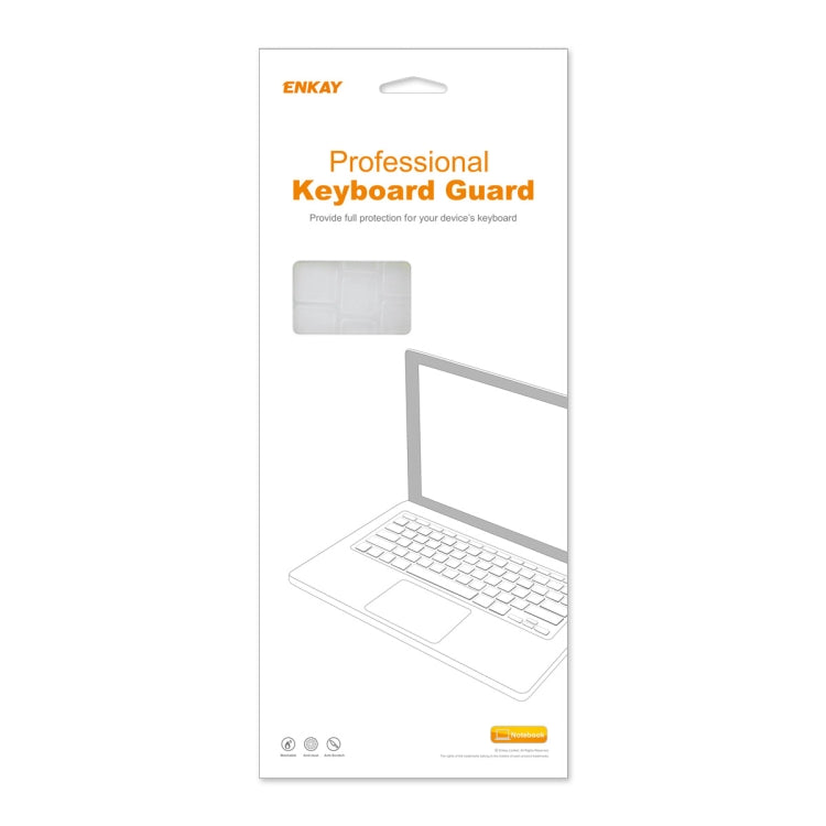 For MacBook Pro 14.2 / 16.2 / Air 13.6 / 15.3 ENKAY EU Version Soft TPU Keyboard Protector Film