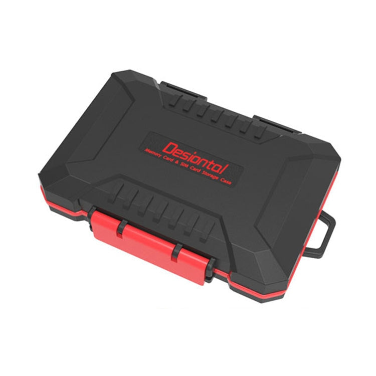 Desiontal SD / TF / XQD / CF / SIM / TF Storage Card Memory Card Organizer Outdoor Portable Water-resistant Box
