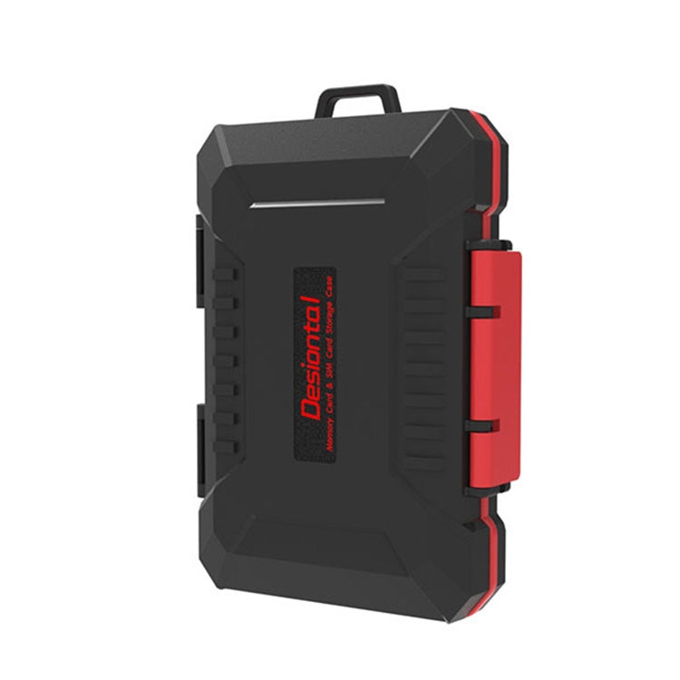 Desiontal SD / TF / XQD / CF / SIM / TF Storage Card Memory Card Organizer Outdoor Portable Water-resistant Box