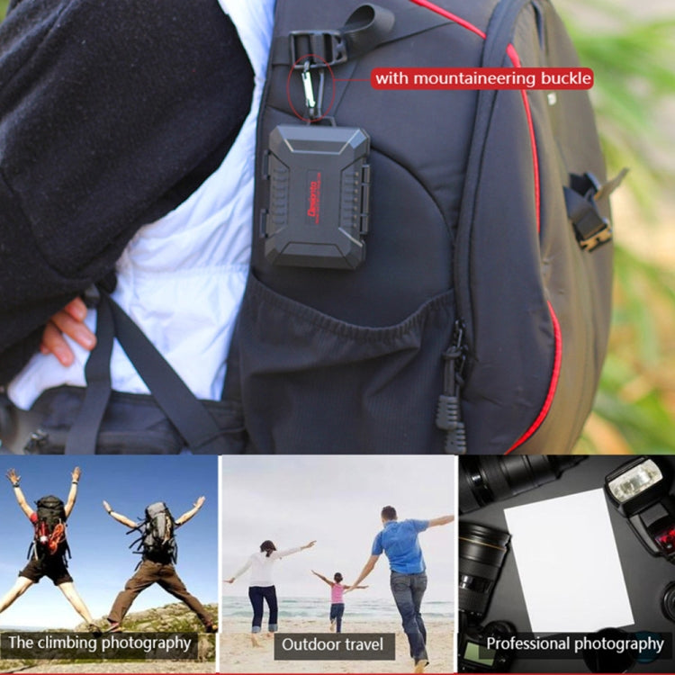 Desiontal SD / TF / XQD / CF / SIM / TF Storage Card Memory Card Organizer Outdoor Portable Water-resistant Box