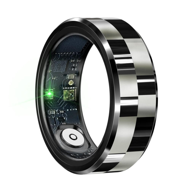 R9 SIZE 8 Smart Ring, Support Wellness Tracking / Gesture Control / Somatosensory Games(Black)