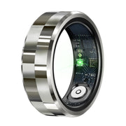 R9 SIZE 8 Smart Ring, Support Wellness Tracking / Gesture Control / Somatosensory Games(Silver)
