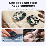 R9 SIZE 9 Smart Ring, Support Wellness Tracking / Gesture Control / Somatosensory Games(Black)