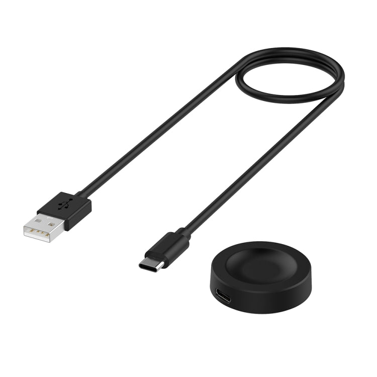 For Huawei Watch GT5 41mm USB Interface Split Type Smart Watch Charging Cable, Length: 1m(Black)