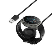 For Huawei Watch GT5 41mm USB Interface Split Type Smart Watch Charging Cable, Length: 1m(Black)
