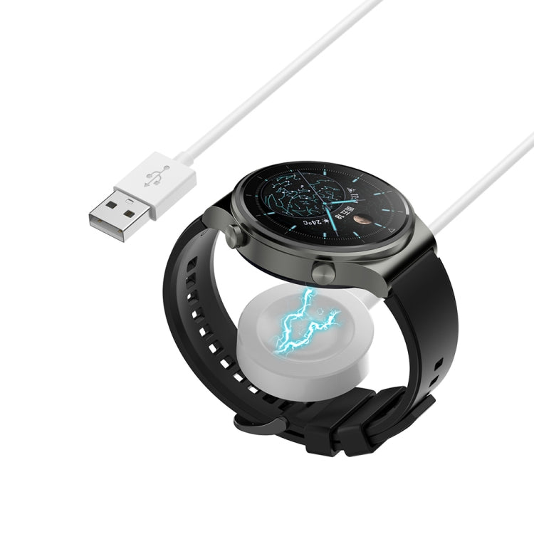 For Huawei Watch GT5 41mm USB Interface Split Type Smart Watch Charging Cable, Length: 1m(White)