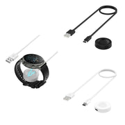 For Huawei Watch GT5 46mm USB Interface Split Type Smart Watch Charging Cable, Length: 1m(Black)