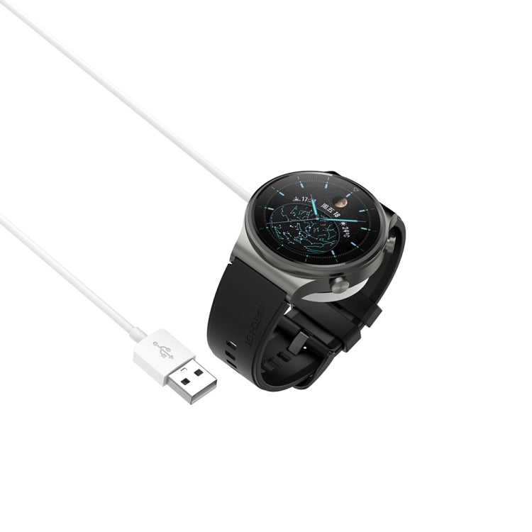 For Huawei Watch GT5 41mm USB Interface Integrated Smart Watch Charging Cable, Length: 1m(White)