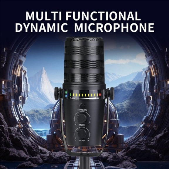 MV7 Monitoring Cardioid Dynamic Live Broadcast Microphone With Desktop Bracket