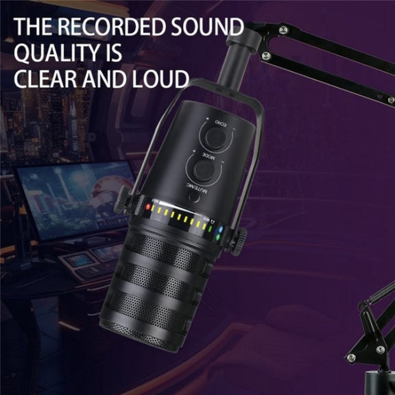 MV7 Monitoring Cardioid Dynamic Live Broadcast Microphone With Desktop Bracket