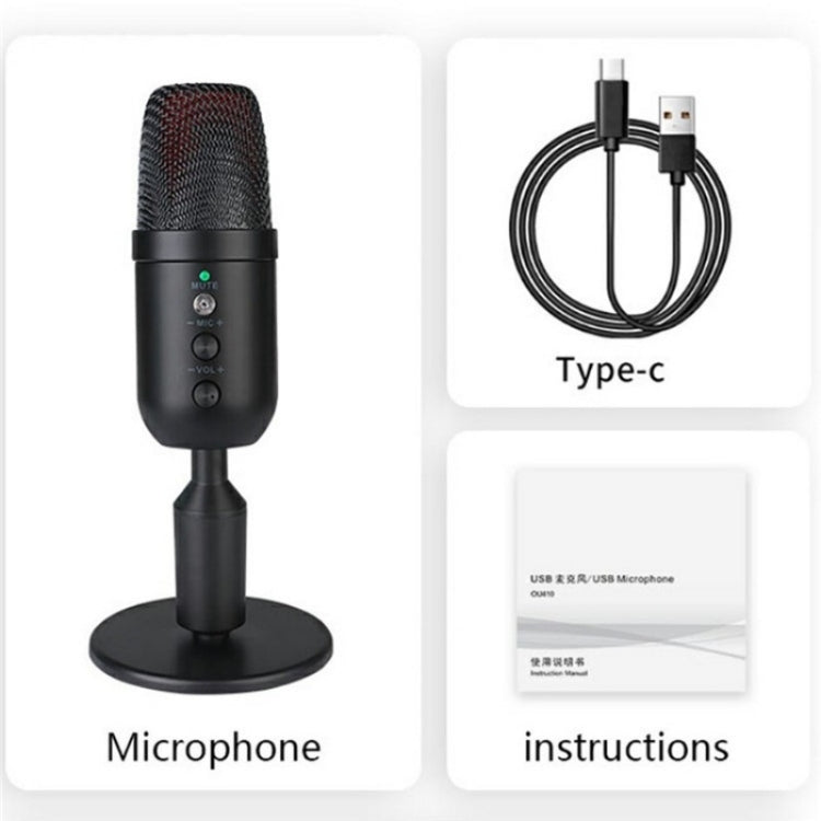 MU1000 Real Time Monitoring Noise Desktop Condenser Microphone
