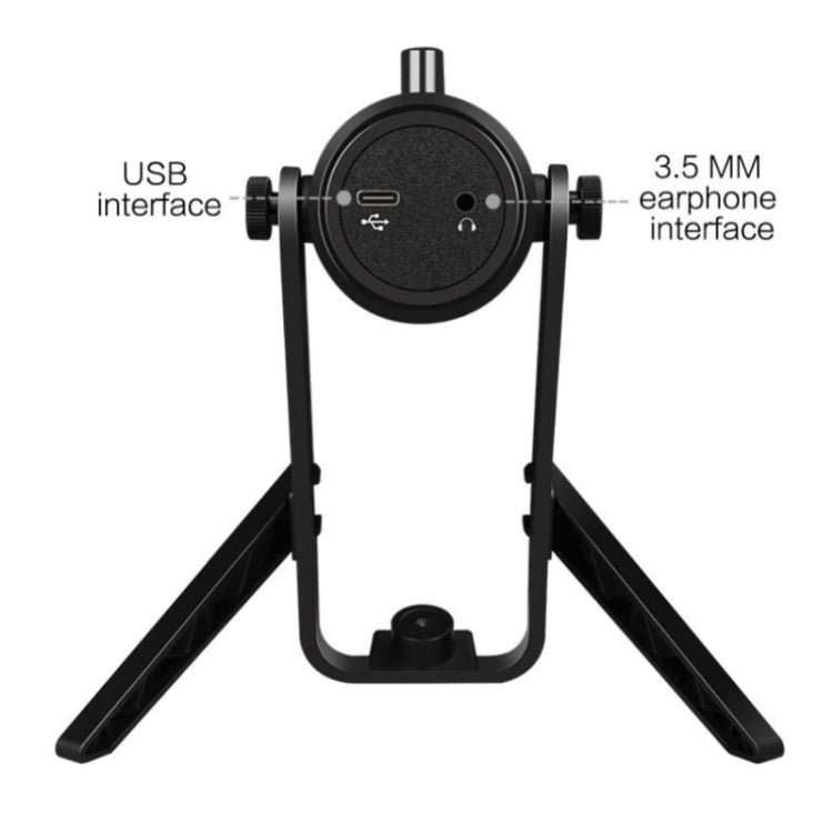 MU900 Max RGB Light E-Sports Gaming Condenser Microphone With Desktop Bracket