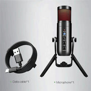 MU900 Max RGB Light E-Sports Gaming Condenser Microphone With Desktop Bracket