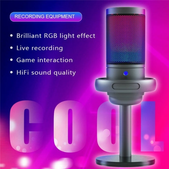 ME6S Professional Condenser Microphone USB Desktop Microphone