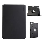 For iPad Pro 13 2024 ENKAY 360 Rotation TPU Leather Smart Tablet Case with Pen Slot(Black)