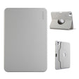 For iPad Pro 13 2024 ENKAY 360 Rotation TPU Leather Smart Tablet Case with Pen Slot(Grey) - free shipping - PMc TechLife - Order now!