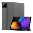 For Xiaomi Pad 7 / 7 Pro 11.2 ENKAY Tri-fold Custer Texture Leather Smart Tablet Case(Grey) - free shipping - PMc TechLife - Order now!