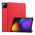 For Xiaomi Pad 7 / 7 Pro 11.2 ENKAY Tri-fold Custer Texture Leather Smart Tablet Case(Red) - free shipping - PMc TechLife - Order now!