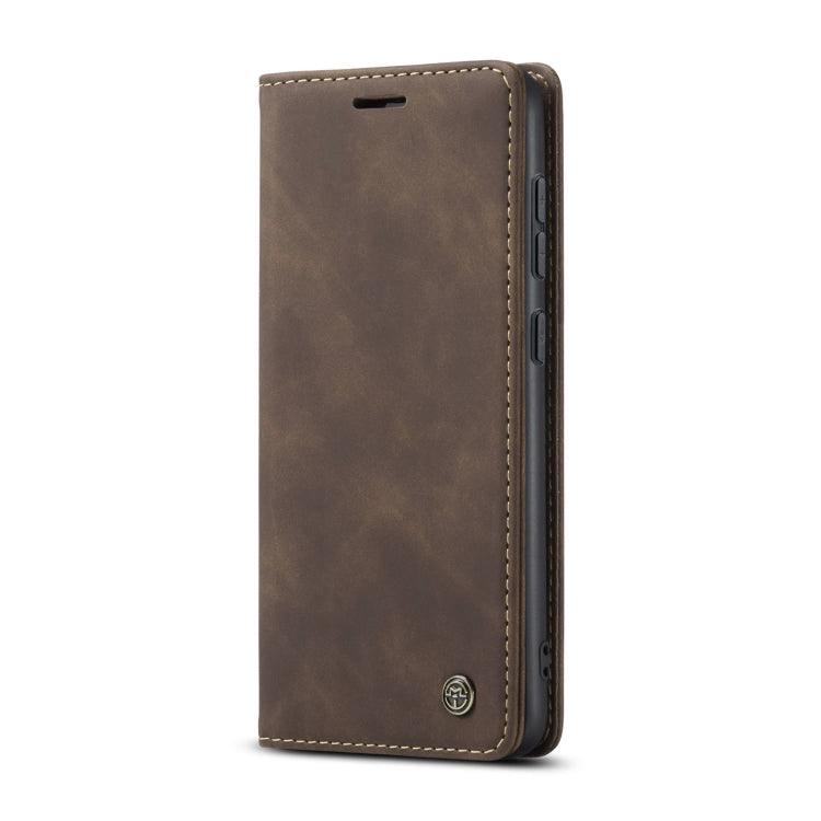 For Samsung Galaxy S24 FE 5G CaseMe 013 Multifunctional Horizontal Flip Leather Phone Case(Coffee)