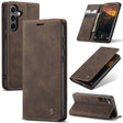 For Samsung Galaxy S24 FE 5G CaseMe 013 Multifunctional Horizontal Flip Leather Phone Case(Coffee) - free shipping - PMC Jewellery - Order now!