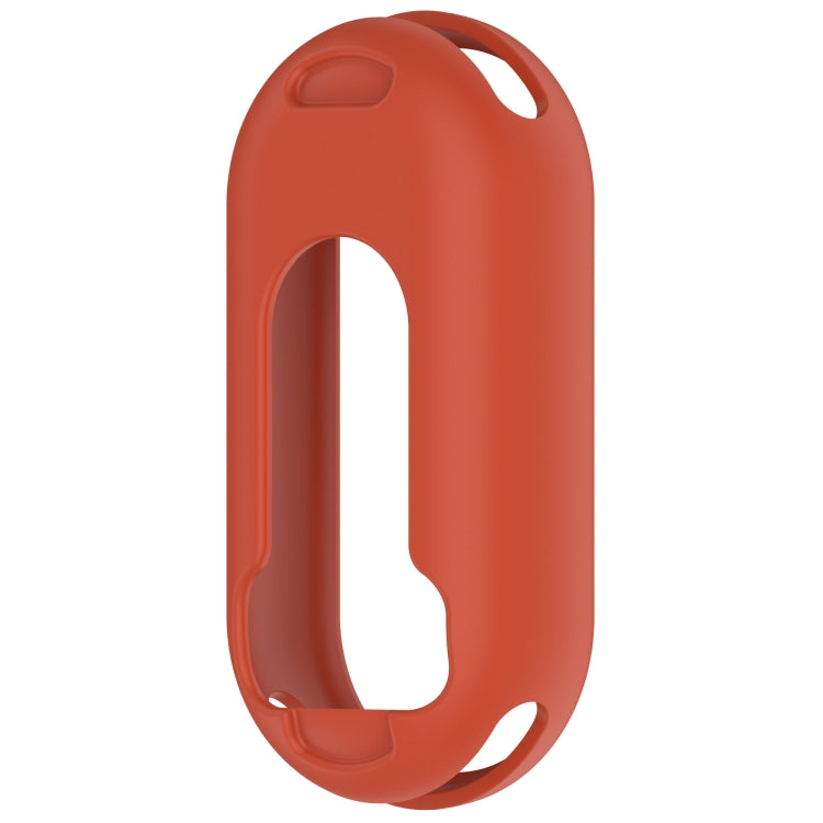 For Xiaomi Smart Band 9 NFC Glossy Surface Silicone Watch Protective Case(Original Red)