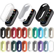 For Xiaomi Smart Band 9 NFC Glossy Surface Silicone Watch Protective Case(Original Red)