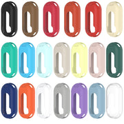 For Xiaomi Smart Band 9 Glossy Surface Silicone Watch Protective Case(Original Red)