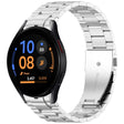 For Samsung Galaxy Watch FE 40mm Three Beads Button Quick Release Metal Watch Band(Silver) - free shipping - PMC TechLife - Order now!