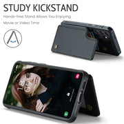 For Samsung Galaxy S24 FE 5G CaseMe C22 Card Slots Holder RFID Anti-theft Phone Case(Black)