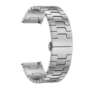 For Garmin Forerunner 265 Titanium Alloy 22mm Metal Watch Band(Silver)