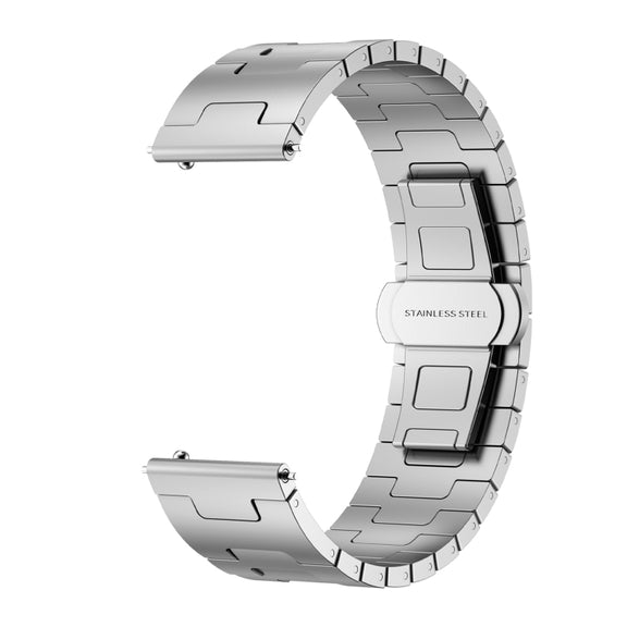 For Garmin Forerunner 255 Titanium Alloy 22mm Metal Watch Band(Silver)