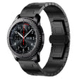 For Samsung Galaxy Gear S3 Frontier Titanium Alloy 22mm Metal Watch Band(Black) - Watch Bands by PMc TechLife | Online Shopping South Africa | PMc TechLife | Buy Now Pay Later Mobicred