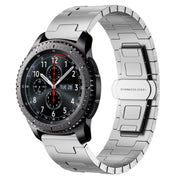 For Samsung Galaxy Gear S3 Frontier Titanium Alloy 22mm Metal Watch Band(Silver)