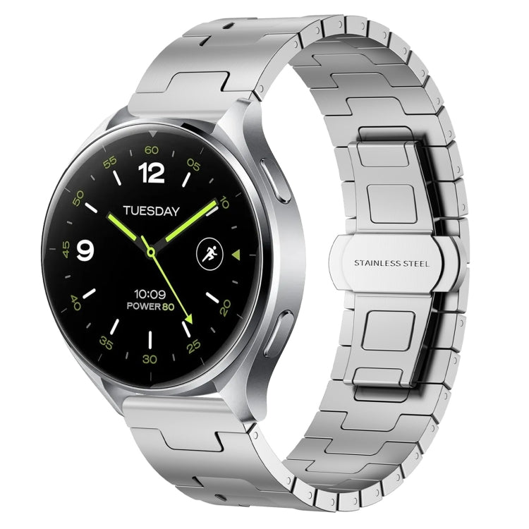 For Xiaomi Watch 2 Titanium Alloy 22mm Metal Watch Band(Silver)