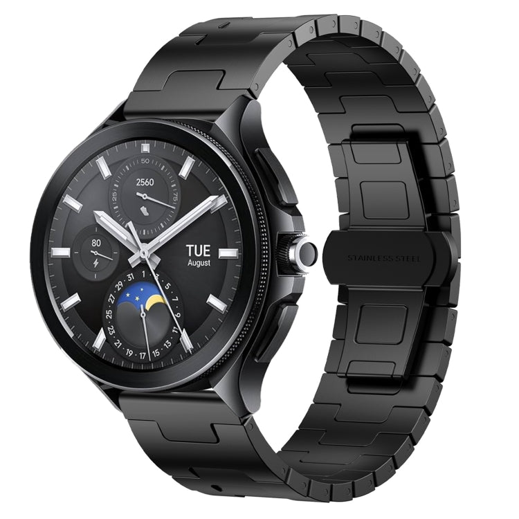 For Xiaomi Watch 2 Pro Titanium Alloy 22mm Metal Watch Band(Black)