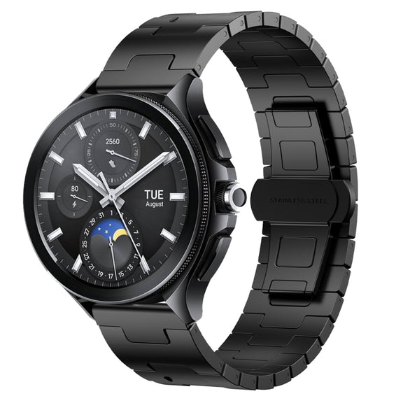 For Xiaomi Watch 2 Pro Titanium Alloy 22mm Metal Watch Band(Black)