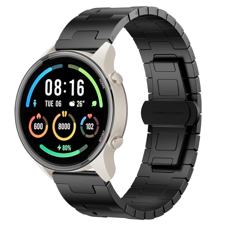 For Xiaomi Watch Sport Titanium Alloy 22mm Metal Watch Band(Black)