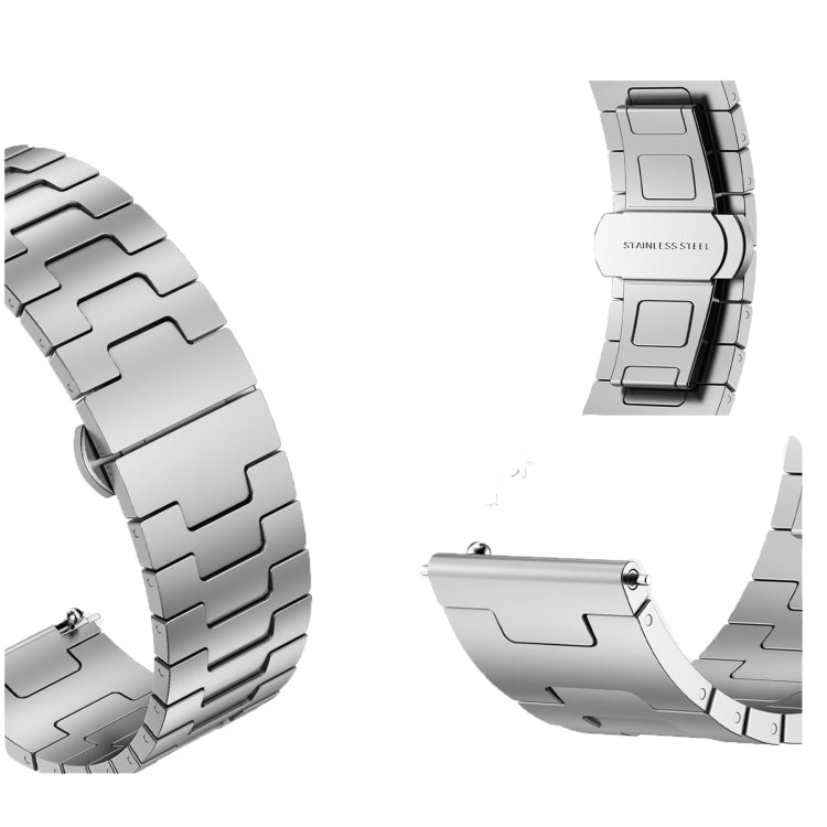 For Xiaomi Watch S2 Titanium Alloy 22mm Metal Watch Band(Black)