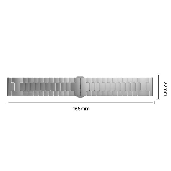 For Xiaomi Watch S2 Titanium Alloy 22mm Metal Watch Band(Silver)