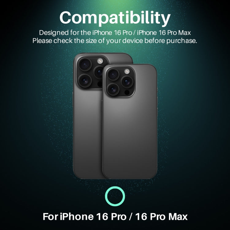 For iPhone 16 Pro / 16 Pro Max NORTHJO Camera Lens Protector CD Veins 3D Tempered Glass Film(Black)