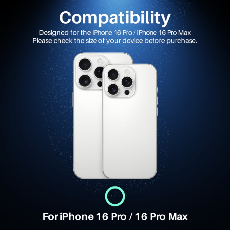 For iPhone 16 Pro / 16 Pro Max NORTHJO Camera Lens Protector CD Veins 3D Tempered Glass Film(Blue)