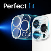 For iPhone 16 Pro / 16 Pro Max NORTHJO Camera Lens Protector CD Veins 3D Tempered Glass Film(Silver)