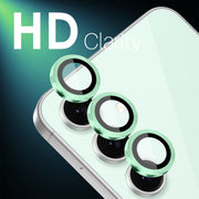 For Samsung Galaxy S24 FE 5G NORTHJO Camera Lens Protector CD Metal Ring Tempered Glass Film(Green)