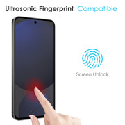 For Samsung Galaxy S25 5G NORTHJO TPU Case with Screen Film, Support Fingerprint Unlock(Transparent)