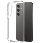 For Samsung Galaxy S25 5G NORTHJO TPU Case with Screen Film, Support Fingerprint Unlock(Transparent)