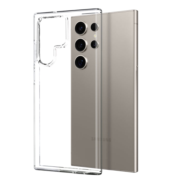 For Samsung Galaxy S24 Ultra 5G NORTHJO TPU Case with Screen Film, Support Fingerprint Unlock(Transparent)