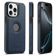 For iPhone 16 Pro Max Suteni G1 Cross Texture MagSafe Phone Case(Blue)